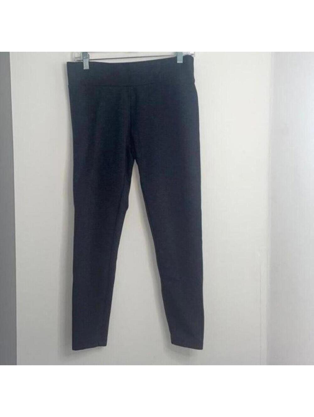 Loft Grey Leggings Form Fitting stretch casual neutral relaxed cozy comfort